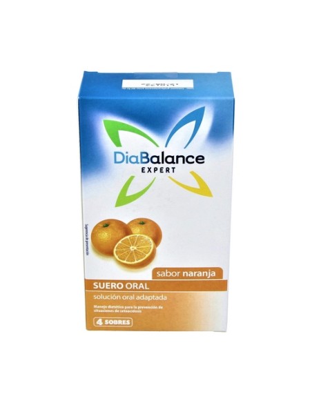 Suero oral sabor naranja 4 unidades (Naranja) Diabalance