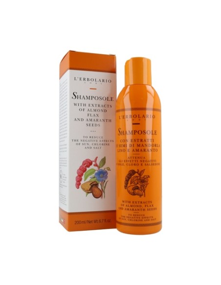 Extractos de semillas de almendra, lino y amaranto de Shamposole 200 ml L'Erbolario