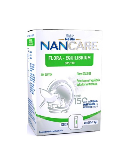 Flora Equilibrium para bebé - estreñimiento 20 sobres de 2.2g NANCARE
