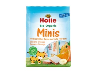 Mini Barritas de plátano y naranja Bio