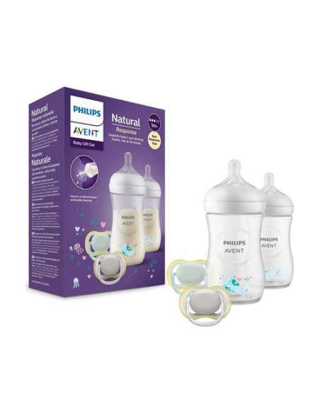 Pack natural response biberón ultra air 4 unidades Philips Avent