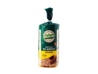 Tortitas de arroz con sésamo