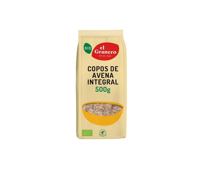Copos de Avena Integral Bio 500 g El Granero Integral