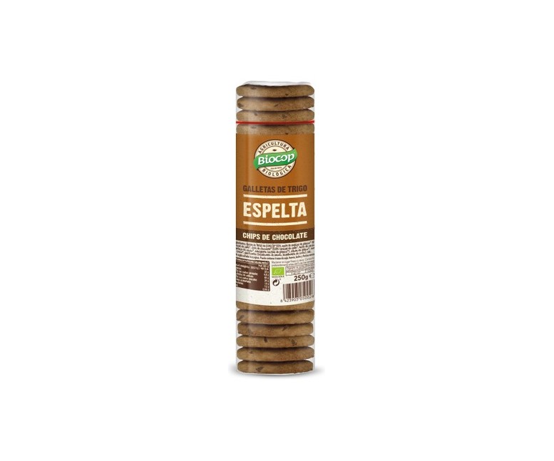 Galletas de espelta con chips de chocolate 250 g Biocop