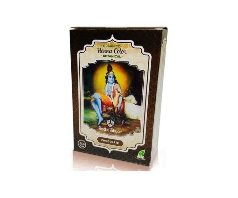 Henna polvo botanicals chocolate 100 gr Radhe shyam