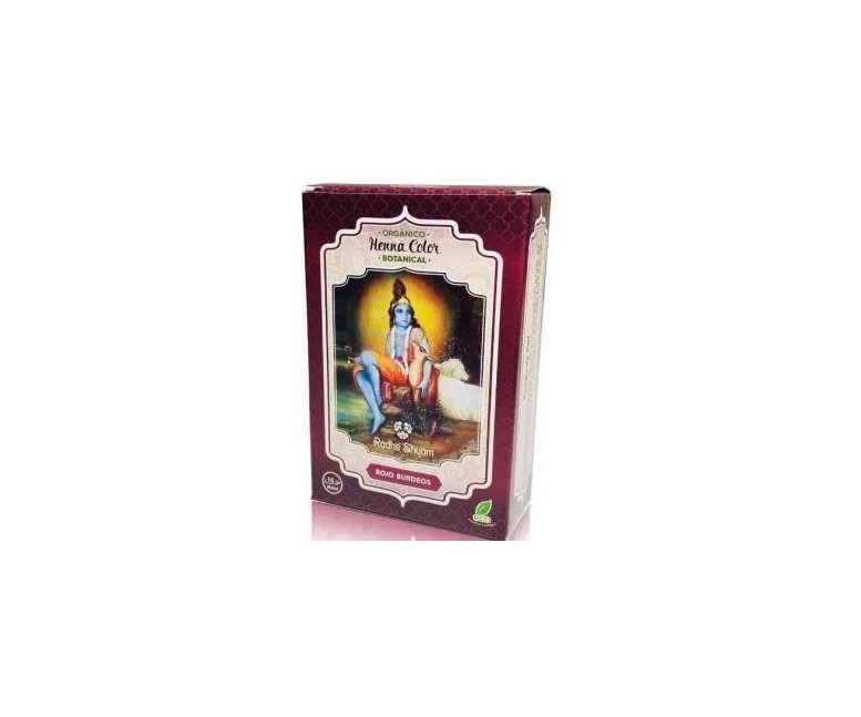 Henna polvo botanicals rojo burdeos 100 gr Radhe shyam