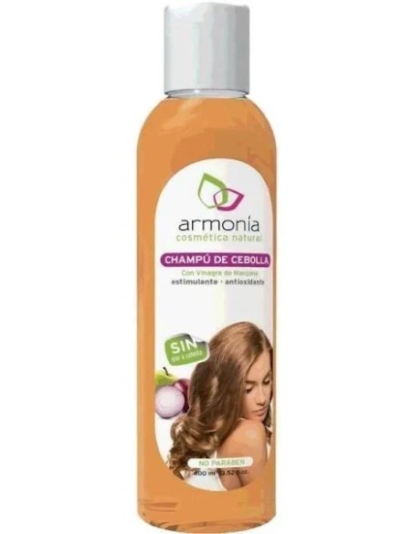 Champú cebolla + vinagre de manzana 400 ml Armonia
