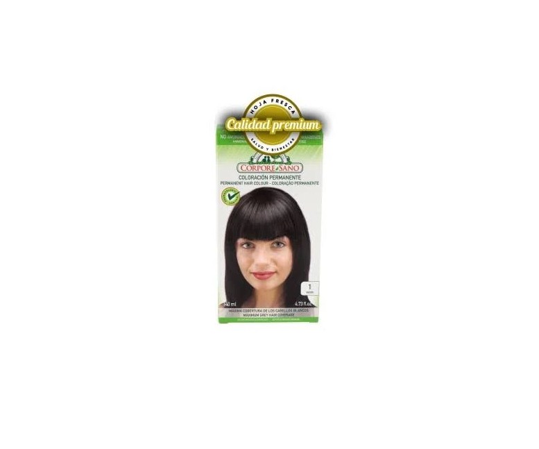 Tinte negro 140 ml Corpore sano