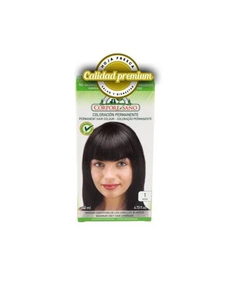 Tinte negro 140 ml Corpore sano