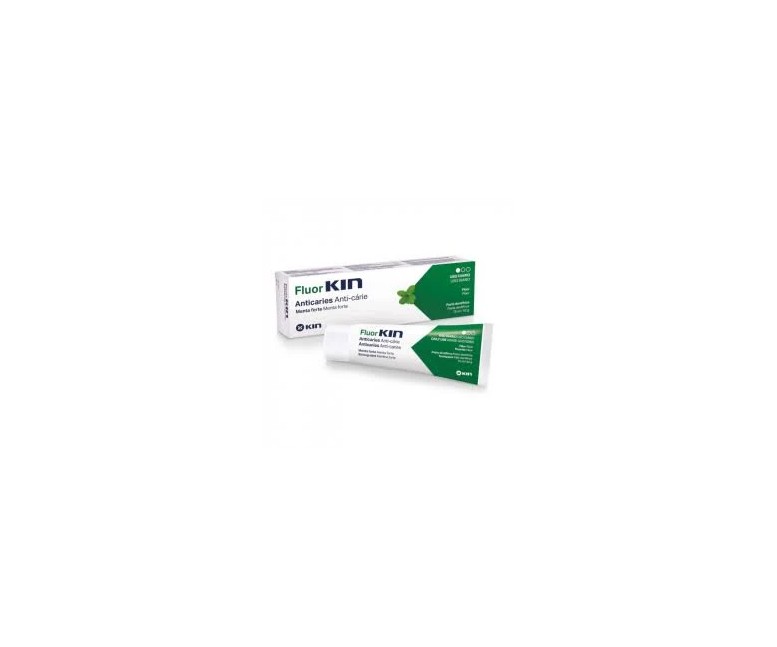 Fluor kin pasta anticaries menta forte 75 ml Kin