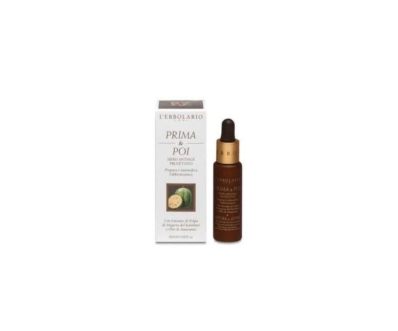 Solar antes y después serum antiedad 28 ml L'Erbolario