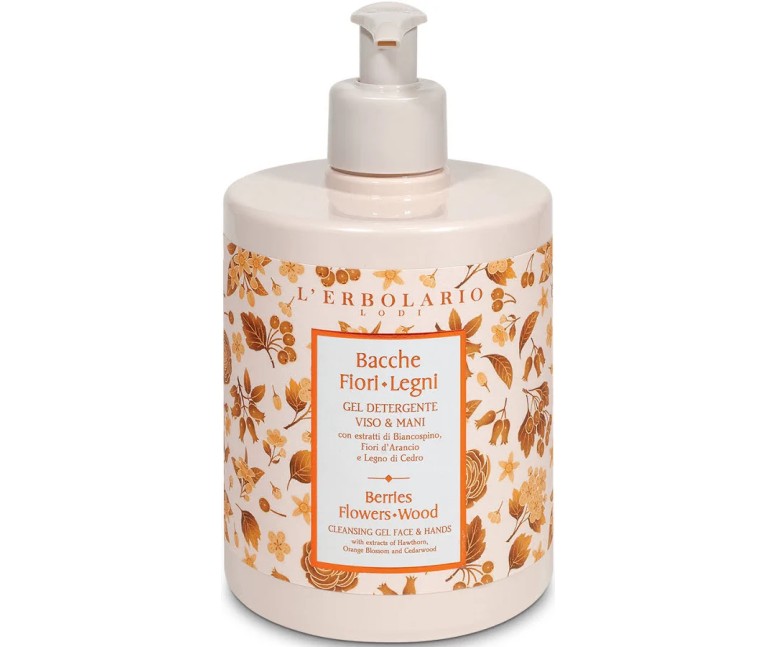 Bayas flores gel detergente cara y manos 500 ml L'Erbolario