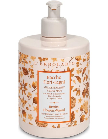 Bayas flores gel detergente cara y manos 500 ml L'Erbolario