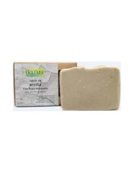 Jabón en pastilla de arcilla 80 gr Kijani