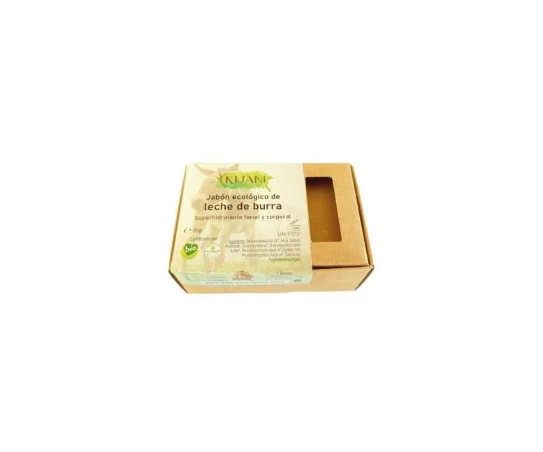 Jabón en pastilla de leche de burra 80 gr Kijani
