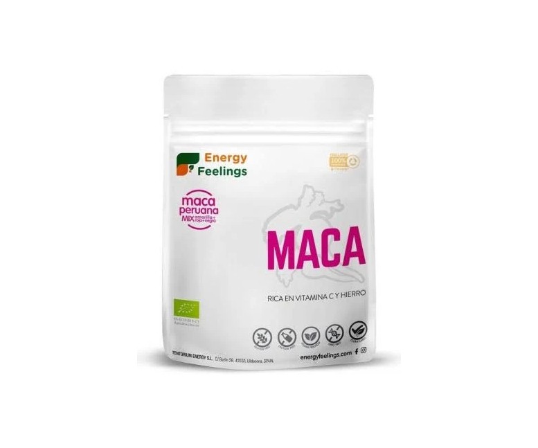 Maca polvo eco vegan sg 200 gr Energy Feelings