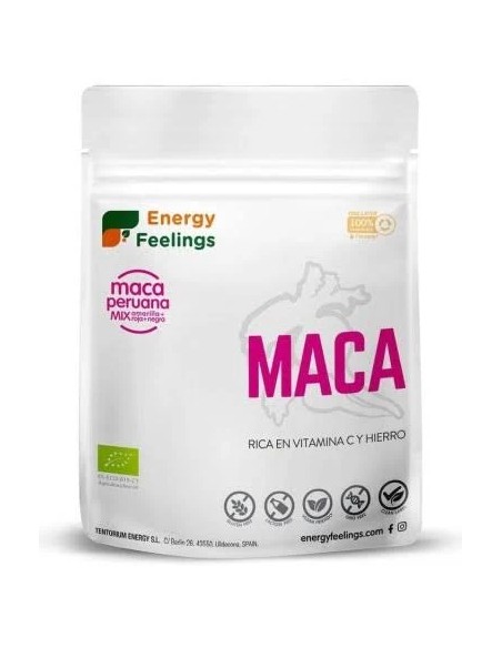 Maca polvo eco vegan sg 200 gr Energy Feelings