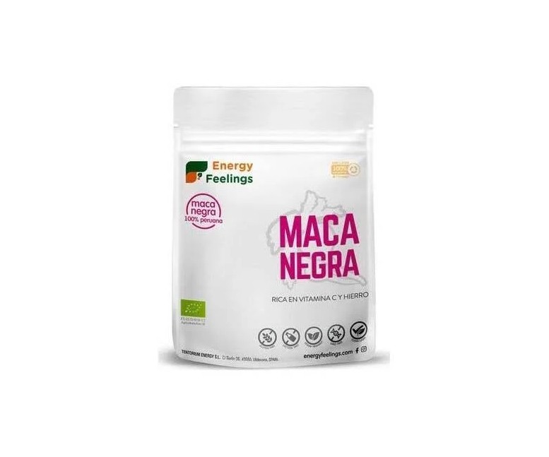 Maca negra polvo eco vegan sg 200 gr Energy Feelings