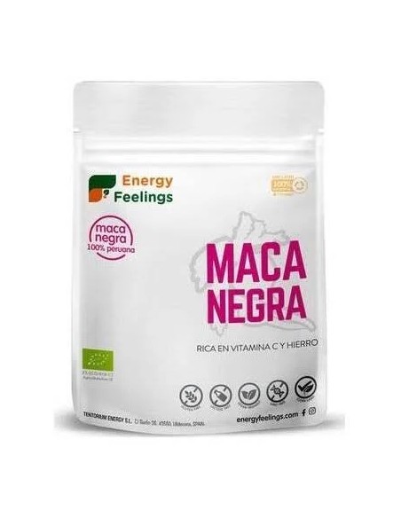 Maca negra polvo eco vegan sg 200 gr Energy Feelings