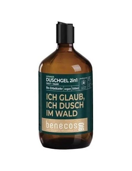 Gel de baño 2en 1 pino suizo bio vegano 500 ml Benecos