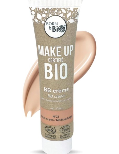 Bb cream orgánica n2 medium beige 25 ml Born
