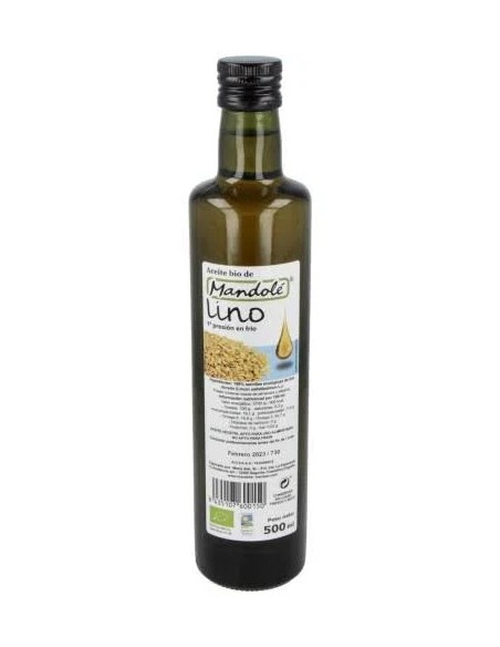 Aceite de lino bio - mandole 500 ml Mandole
