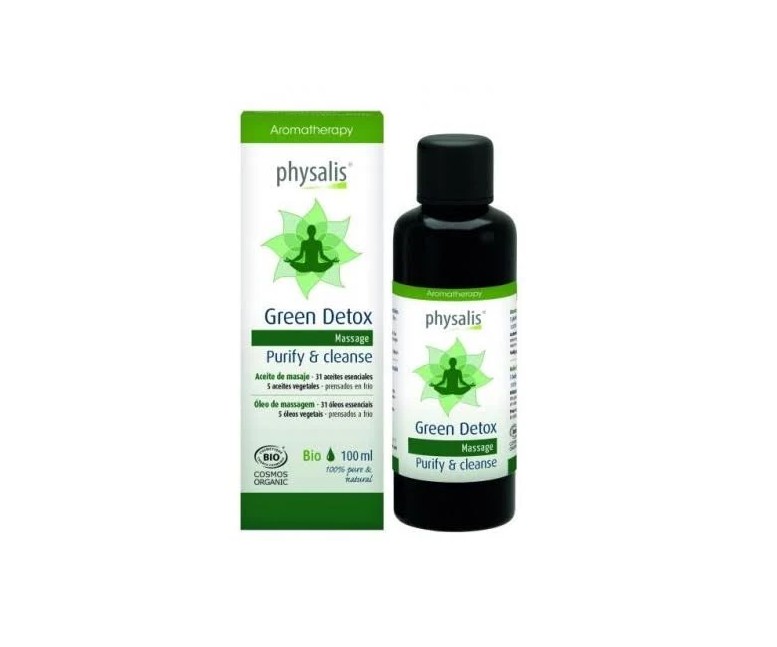 Green detox purifica y limpia aceite masaje 100 ml Physalis