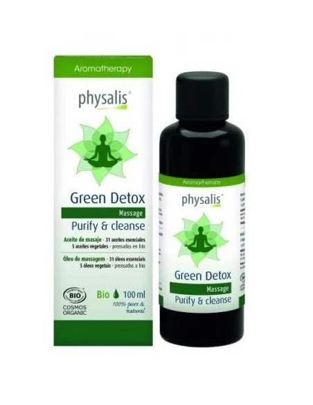 Green detox purifica y limpia aceite masaje 100 ml Physalis