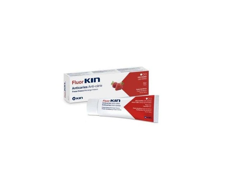 Fluor Kin caries pasta dental fresa 75 ml Kin
