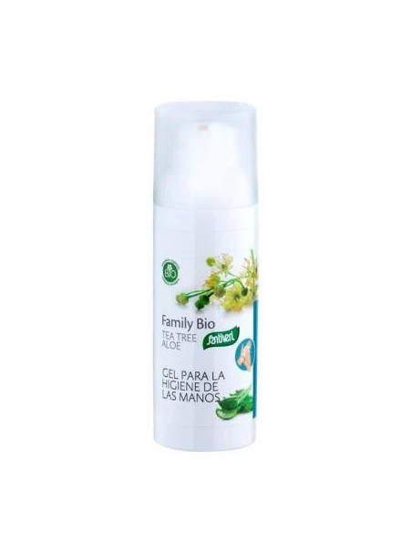 Gel aloe vera higiene de manos bio 50 ml Santiveri