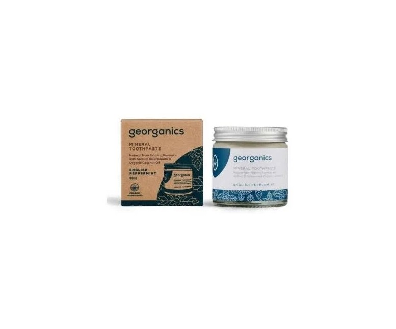 Dentífrico mineral menta crema 120 ml Georganics