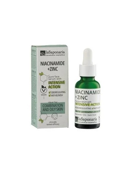 Niacinamida + zinc 30 ml LA SAPONARIA