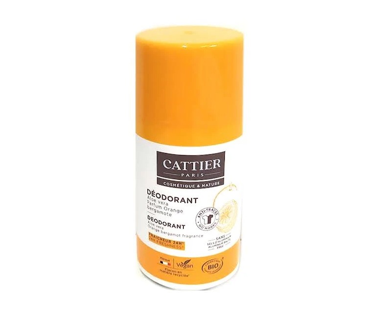 Desodorante frescor cítrico 24h roll-on 50 ml Cattier