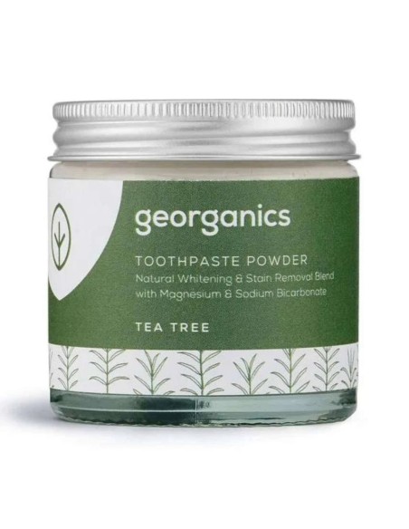 Dentífrico mineral árbol del té polvo 60 ml Georganics
