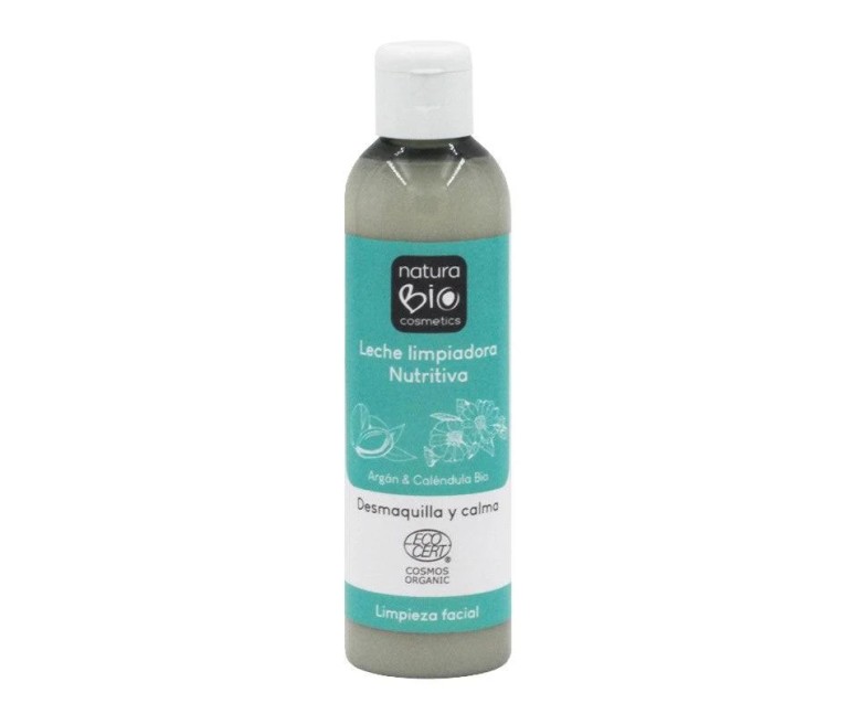 Leche limpiadora nutritiva argán-caléndula 200 ml NaturaBIO Cosmetics