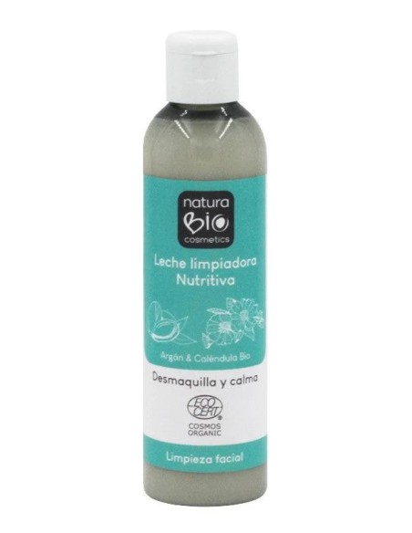 Leche limpiadora nutritiva argán-caléndula 200 ml NaturaBIO Cosmetics
