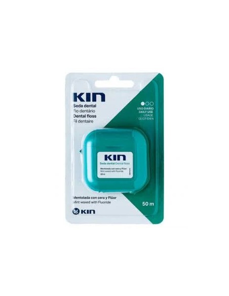Seda dental Kin c/ cera mentol 50 ml Kin