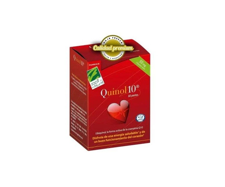 Quinol 60 perlas - 50 mg Cien por cien natural