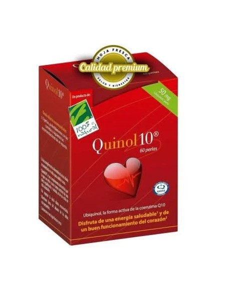 Quinol 60 perlas - 50 mg Cien por cien natural