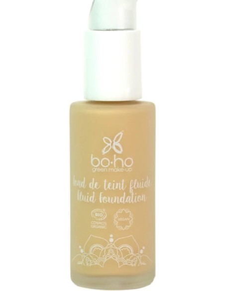 Base de maquillaje fluida 02 ivoire Bio 30 ml Boho