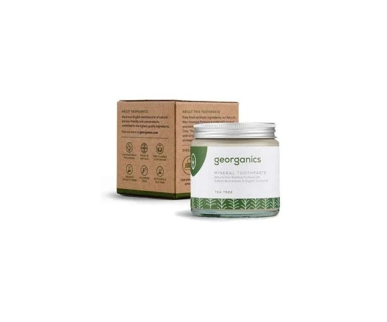 Dentífrico mineral árbol del té crema 60 ml Georganics