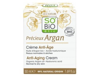 Crema de día antiedad hialurónico-argán bio