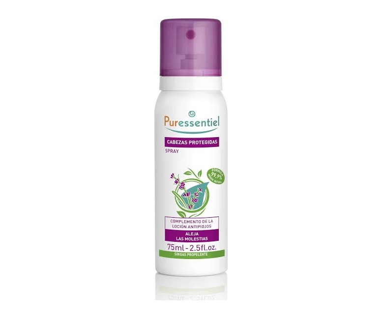 Spray antipiojos repelente 75 ml Puressentiel