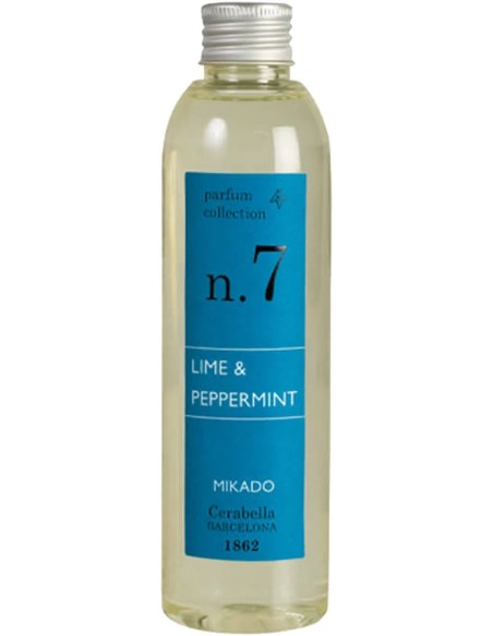 Recambio mikado mikrec7 lime-peppermint 200 ml Cerabella