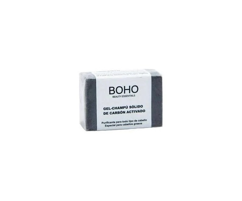 Champú sólido carbón activado 55 gr Boho