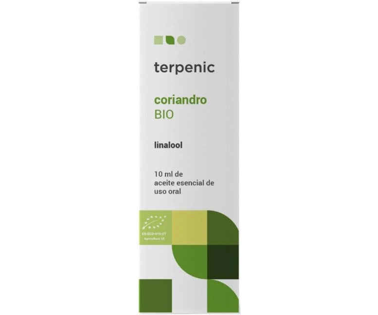 Coriandro aceite esencial alimentario bio 10 ml Terpenic