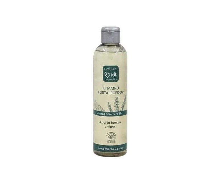Champú tratamiento fortalecedor ginseng-romero 250 gr NaturaBIO Cosmetics