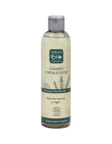 Champú tratamiento fortalecedor ginseng-romero 250 gr NaturaBIO Cosmetics