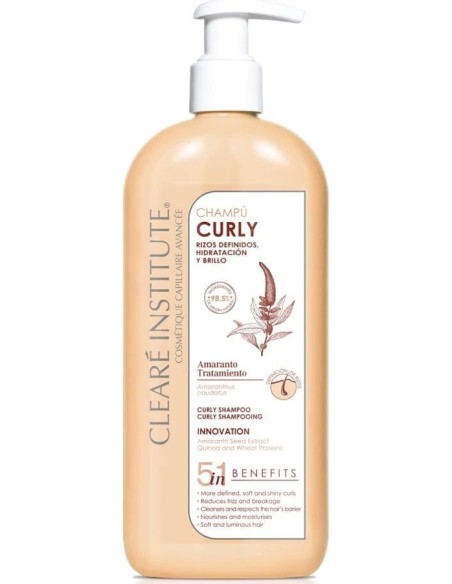 Cleare curly champú 400 ml Cleare Institute