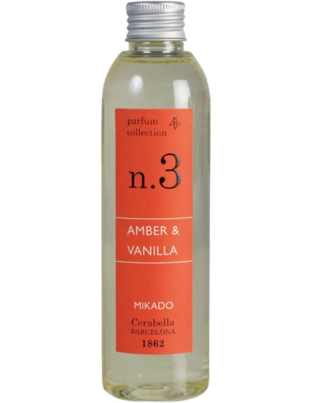 Recambio mikado mikrec3 amber-vanilla 200 ml Cerabella